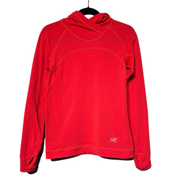 ARC’TERYX | Women’s Thaleia Polartec Powerdry Fleece Hoodie - Guava - Sz Small - Picture 1 of 14